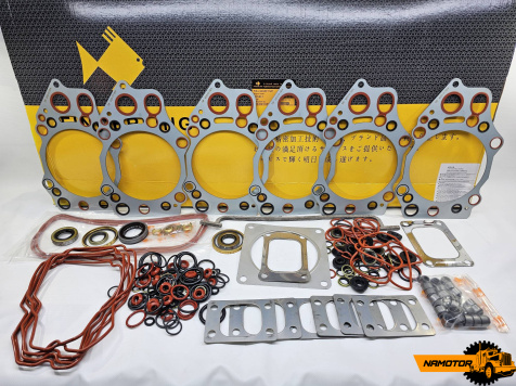 Ремкомплект двигателя 6D140-1. 6D140-2 Полный Верх+Низ