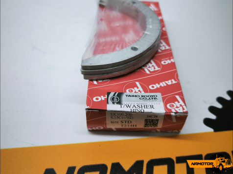 Полукольца коленвала T214H, TW-2102K, 11011-1011, 11011-1360 (SIZE STD) EK100, EK200 K13C Taiho