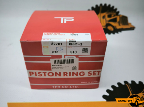 Кольца поршневые ISUZU 6HH1. 6HL1. 32701 (3.5 x 2.5 x 3.0)  8-94392-128-1, 8-94392-128-2, 8-94392-128-3. "STD" TP