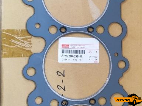 Прокладка ГБЦ  ISUZU 4HL1, 4HJ1 8-97384-038-0, 8-97349-497-0, JA238M1  (1,575 мм, 3-рем-т) ORIGINAL