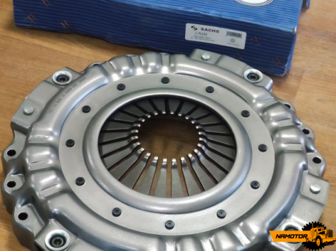 Корзина сцепления лепестковая (конус) C6DA, C6GA, C6GB, D6GA, D6GB, DB9A23, D6HA, D6HC. (Trago/Xcient/HD160-1000) VKD40050. HDC-134. 412007L300. 412007L320. 412005E000. 412007L310. HDC134. SACHS