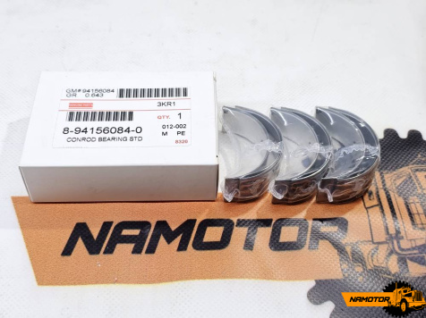 Вкладыши шатунные 3KR1. 3KR2. 3LD1. STD CB-1602A 8-94334-309-0/8-94156-084-0/ 8-98051-928-0 (22mm) Japan