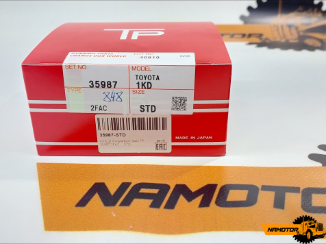Кольца поршневые TOYOTA 1KD-FTV 28036, 35987, 13011-30020, 13011-30021, 13011-30022, 13011-30040, 13011-30050, 13011-30051 (STD)  TP