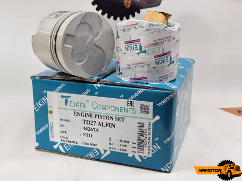 Поршни TD27. STD 12010-43G02, 12010-43G12, 12010-10T02, 12010-10T12. ALFIN 