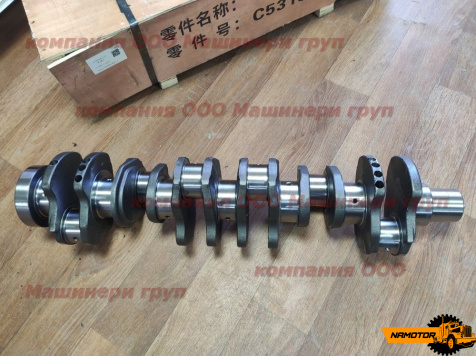 Коленвал ДВС KOMATSU 6D102. 6BT. EQB210. B5.9-180. EQB180. 6BT5.9. 3907804. 3908032. 3929037. 3903828. 3905619. 3863320. 6735-01-1310. 6375-31-1110. 05313645.