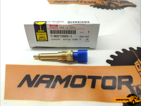 Датчик температуры 6HK1, 6HL1, 6SD1, 10PE1, 6WA1, 6WF1. 1802100051. 1-80210-005-1. 1-80210-005-0. 1802100050 Isuzu ORIGINAL