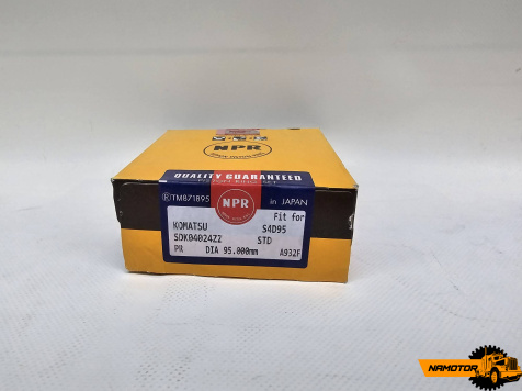 Кольца поршневые Komatsu 4D95/S4D95/S4D95L/3D95 STD Original 2.2-2.0-4.0 mm SDK04-024ZZ. 6202-32-2200/6202-38-2200/6202-32-2202. (STD) NPR