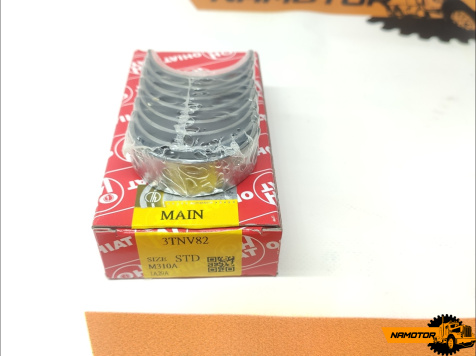 Вкладыши коренные 3TNE82, 3TNV82, 3D82. 3TNE78. 3D78. 3TNC78. 3TNE78. (STD) 119810-02800, 119810-02801, 129100-22080 TAIHO JAPAN
