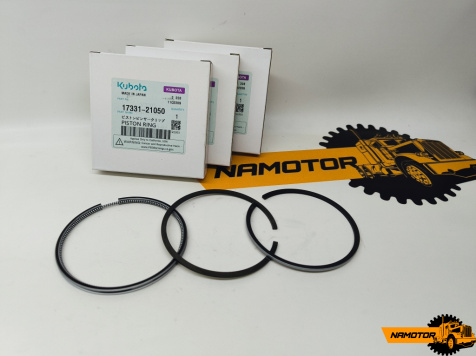 Кольца поршневые KUBOTA D1703/ V2203DI/F2803/  STD 17331-21053 D87 2-2-5. RIK 30012 Компл на порш.