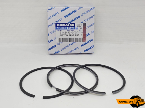 Кольца поршневые KOMATSU 4D94, 3D94, 3TNE94. 4TNV94. 6142-32-2020, 6142-32-2030, (2.9-2.5-5 мм) "STD" Japan