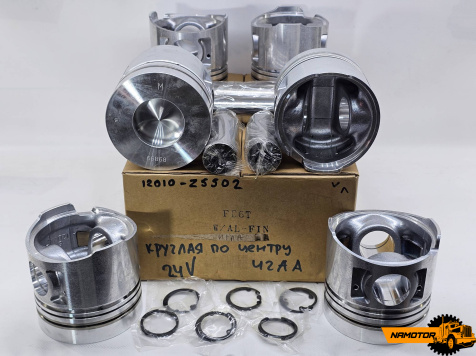 Поршни FE6-T, FE6, 24V. 12010-Z5502, 12011-Z5502. (D =52.5мм). Камера круглая, с рассекателем. ALFIN- .