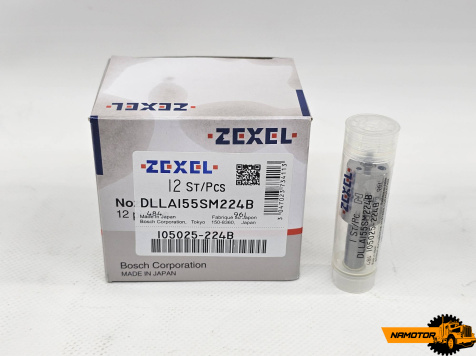 Распылитель форсунки NP-DLLA155SM224B. 105025-224B. 105019-2250. 05025-2240. DE12T1 9 432 610 799 9432610799   DAEWOO DE12T1 zexel