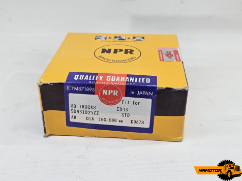 Кольца поршневые NISSAN ED33. 23000, 23940, 25880, 34044, 12033-J6500, 12033-J6501, 12033-T9000, 12033-T9304. "STD" (3-2-4.5mm) NPR