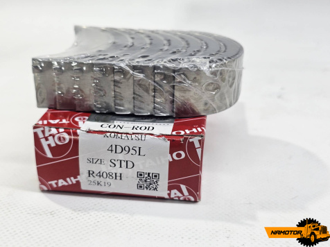 Вкладыши шатунные 4D95. 4D95S. R408. CB-2607 R409 STD STD TAIHO