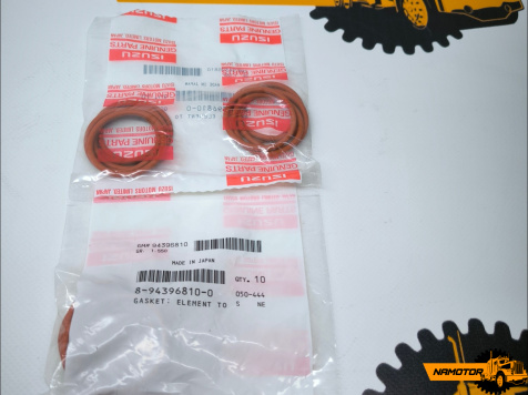 Прокладка масляного холодильника, Isuzu Forward,6HK1/ 6HH1/ 6HE1/ 6HL1. 8-94396-810-0. 8943968100 ISUZU ORIGINAL