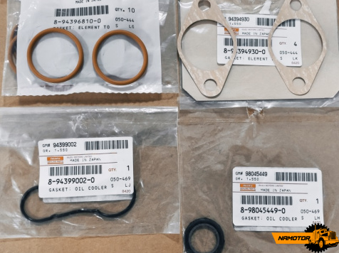 Ремкомплект масляного холодильника 6HK1/ 6HH1/ 6HE1/ 6HL1