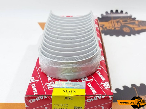 Вкладыши коренные J08C. J05C / J05C-T1 / J05D / J07C / J07E / J08C / J08E. M224H, MS-2118GP, 11701-2180 Japan TAIHO