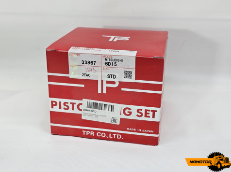 Кольца поршневые MMC 6D15. 33867, ME072306, ME032403. "STD" (3.0K-2.5-5.0mm)  TP