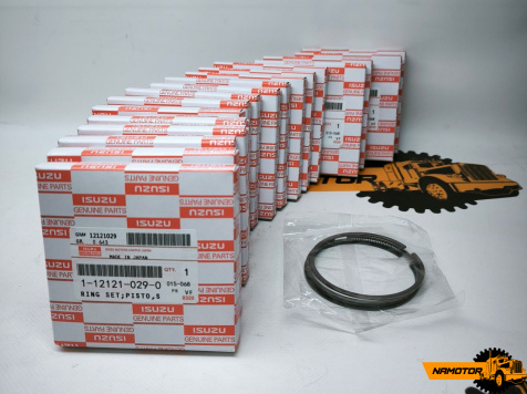 Кольца поршневые ISUZU 3KR2, 3KR1, 5-12121-029-0, 1-19620-225-0, 8-94421-065-0. 1-12121-029-0.  "STD" (STD 2-1.75-4 мм) 