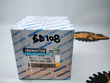 Кольца поршневые KOMATSU 6D108. SA6D108. 6221-31-2200 STD ORIG. Компл на двс. (2.5k-2.5k-4mm)