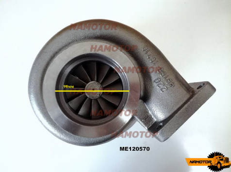 Турбина MMC 6D40 TD08-9, ME121570, ME120579, 49188-01286. ( 98mm) 