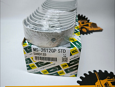 Вкладыши коренные 6D125/S6d125 STD MS-2612 M8692K 6150-21-8000/ 6150-21-8010/ 6150-26-8010/ 6150-27-8010/ 6150-28-8010/ 6150-29-8010/ 6150-21-8130/ 6150-21-8140/ NDC