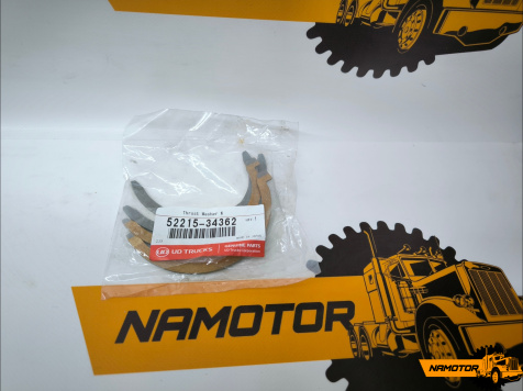 Полукольца коленвала NISSAN UD GH5TA 52215-34362. 52215-34363 MK38C Origianl ком-кт на двс