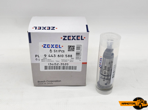 Плунжерная пара 134152-3520. 9 44361 058 8. 9443610588. 22104-3570A. P215. F20C-E ZEXEL 