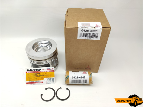 Поршень ДВС DEUTZ BF4M 2012 BF6M 2012 TCD2012 L06 L04 04284390 Deutz 04284390. 0428-4390