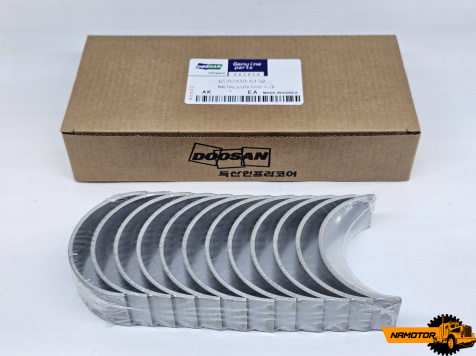 Вкладыши шатунные DOOSAN DL08. DE08. 140112-00012. 140112-00011.  65.02410-6130 (0,25 )  EURO3 (29mm)