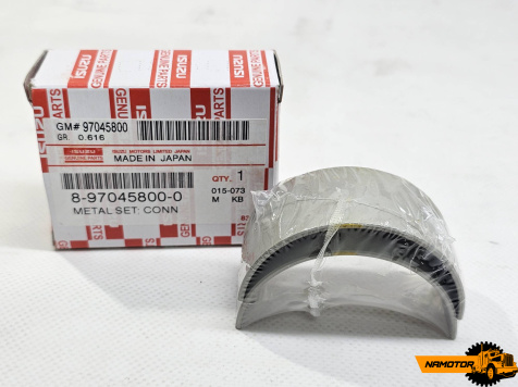 Вкладыши шатунные R4547K CB-1631GP R801H 4HF1 4HG1 4HJ1. 8970458000, 8970458011, 8970458010, 8970458002, 8970458012, 8970458001. STD ORIGINAL