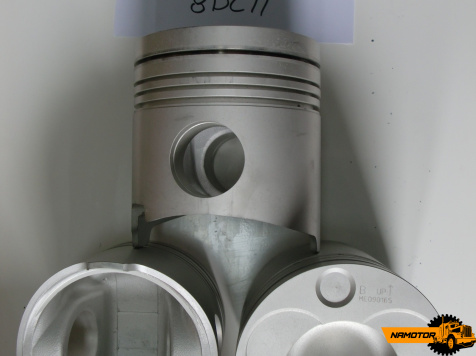 Поршень ДВС MITSUBISHI FUSO 8DC11, 10DC11. ME090165, ME091839, ME091840, ME091841. (D  =76 мм) (3 клап)  ALFIN- 
