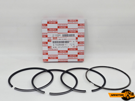 Кольца поршневые ISUZU 6HE1. 8-94394-418-0, 8-94393-811-0. "STD" ORIGINAL. (3.836K x 3.0 x 2.5 x 4.0mm) Japan