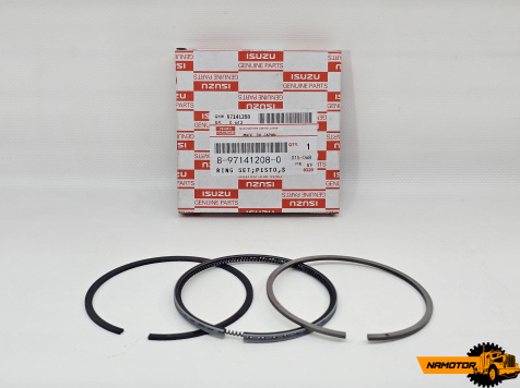 Кольца поршневые ISUZU 4LE1 8-97141-208-0, 8-98114-299-0. (2х1.75х4 мм) STD. Japan 