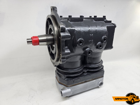 Компрессор воздушный D6AV. D6AC. D6CA. D6AB грузовой Hyundai Trago Gold HD270 (h цил=102, dвала=35, dконическийвал=38, ­35, ­30резьба, ­18 привод-шпонка) 2-голов 3830083400 3830083450 3830083212 3831183101 3830083401 NEW WABCO
