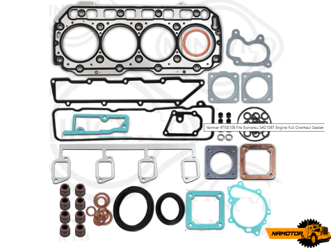 Ремкомплект двигателя KOMATSU 4D106 4TNE106 YM723900-92630 8V Япония