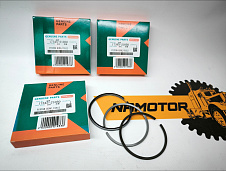 Кольца поршневые KUBOTA V1512. V1512DI. 17345-21050 (STD). D76=2,5Hk-2-5mm. Japan
